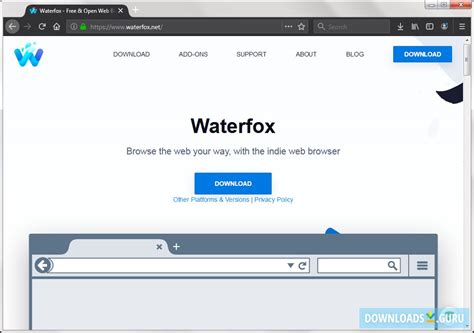 The Firefox source code is taken and compiled to run specifically for 64-Bit Windows computers. . Download waterfox